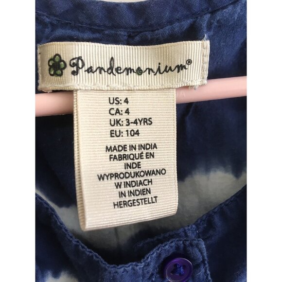 Pandemonium Tie Dye Dress Size 4 - Picture 3 of 4